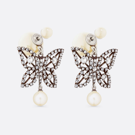 Dior Tribales Butterfly 18K Gold Earrings