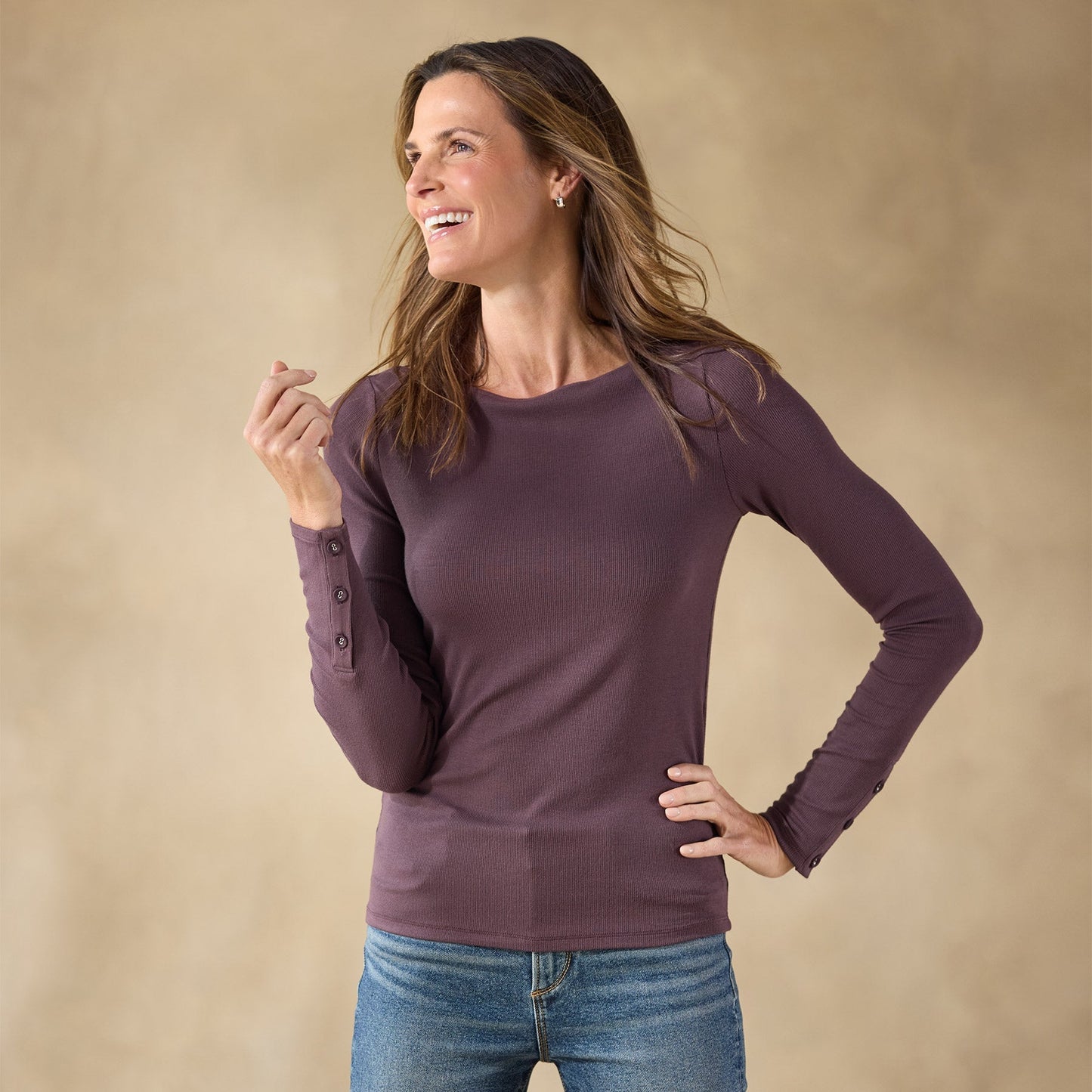 Light As Air Boatneck Tee