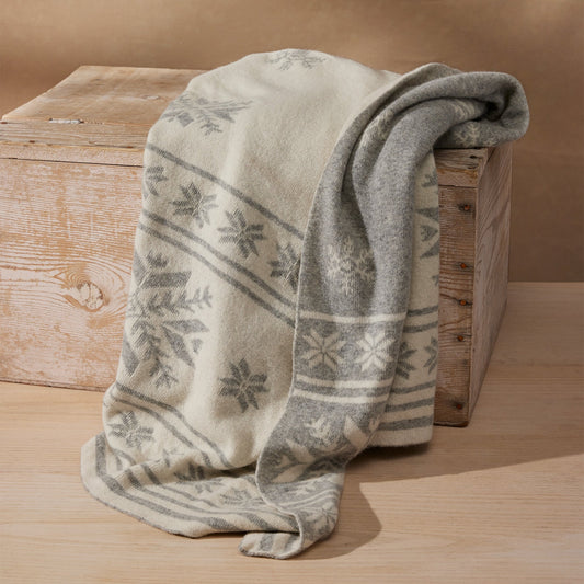 Snowflake Falls Throw