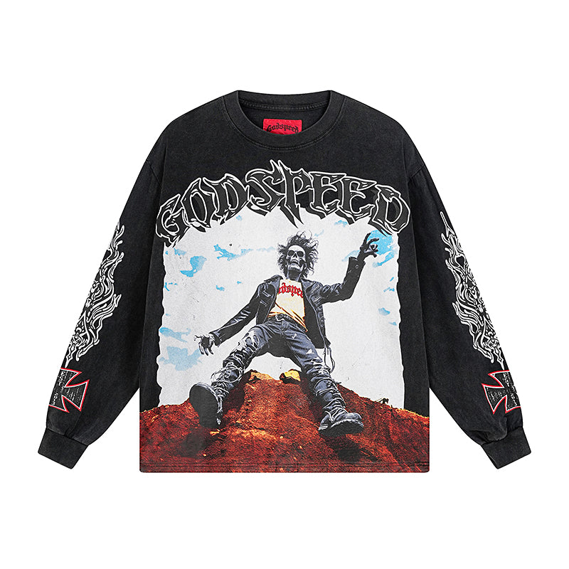 Godspeed Unisex Cotton Long Sleeve Shirt
