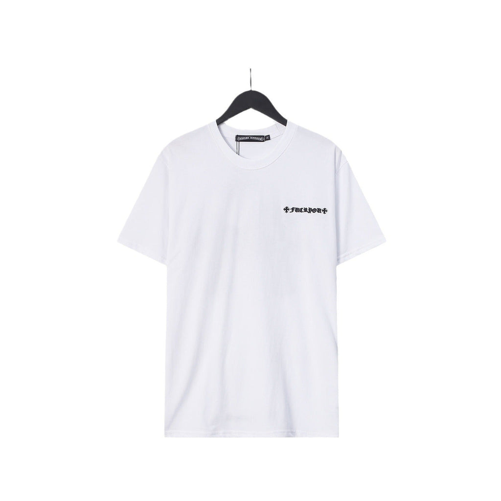 CHH Chrome Heart T Shirts Chrome Hearts Sanskrit Horseshoe Short Sleeve T-Shirt