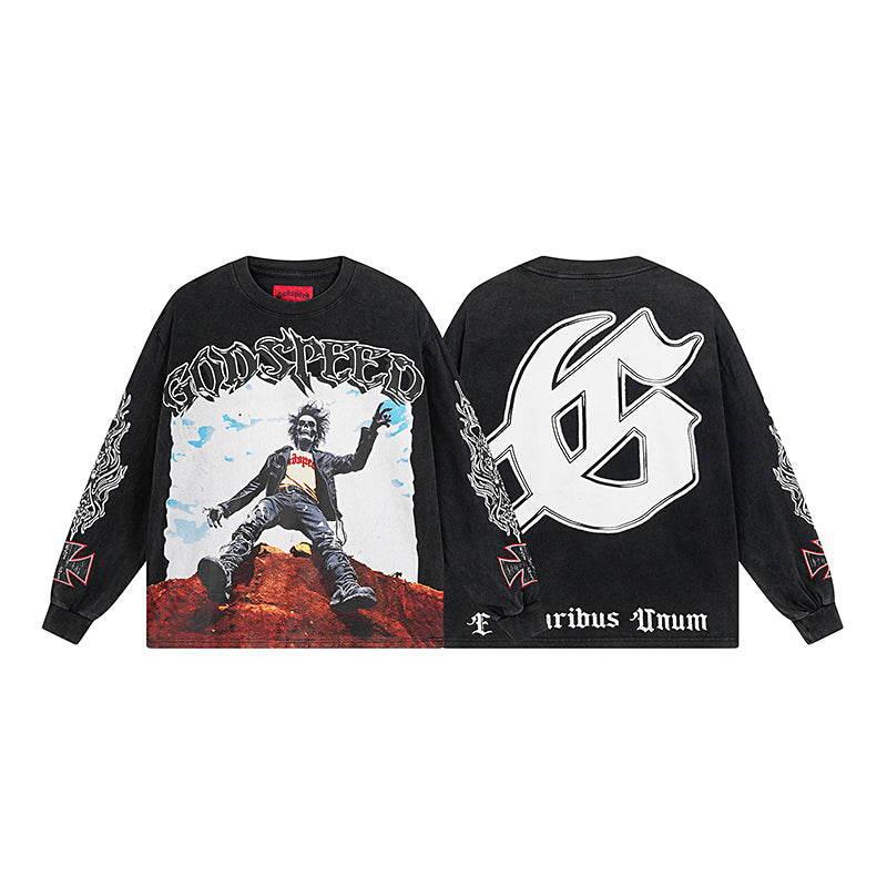Godspeed Unisex Cotton Long Sleeve Shirt