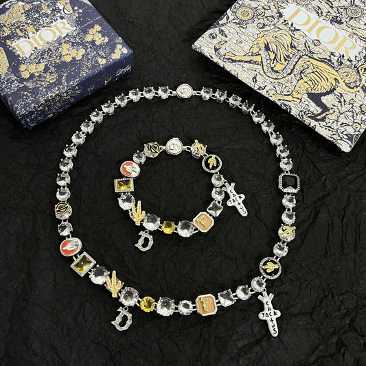 Dior x Cactus Jack GOAT 18K Gold Necklace