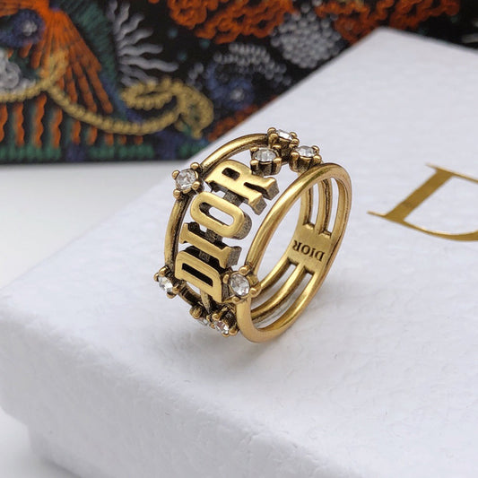 Dior Vintage 18K Gold Ring